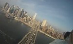Lustiges Video : Modellflugzeug über New York City