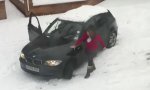Funny Video : Die einsame Frau und der Schnee