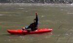 Lustiges Video : Kayak-Flug Weltrekord