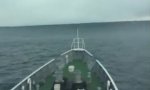 Funny Video : Tsunami Recording by Japanese Coast Guard