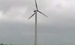 Windkraftanlage hebt ab