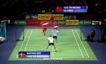 Funny Video : Badminton Lasersword Battle