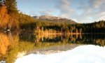 Optische Täuschung am See