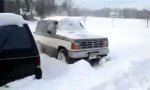 Lustiges Video : Schneehaufen