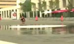 Old School - Ollie Across Puddle