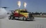 Lustiges Video : Erster per Truck