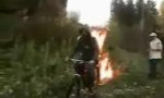 Lustiges Video : Feuerradler