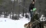 Lustiges Video - Trockeneis im Schnee