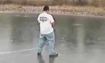 Funny Video - Ice peeing