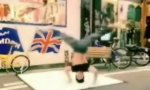 Funny Video : Headspin record