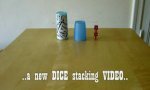 Funny Video : Dice stacking
