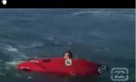 Funny Video : Riding the waves on Tahiti