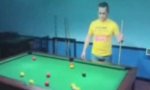 Movie : Being drunk and playing pool