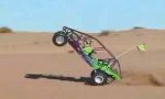Funny Video : Little guy driving fast in the desert