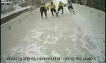 Funny Video : Ice skate-Downhill