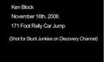 Lustiges Video : Großer Sprung mit Rallyewagen