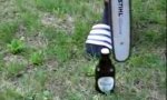 Funny Video : Open a beer bottle