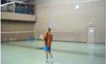 Funny Video : Badminton professional