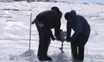 Funny Video : Ice fishing in Nunavut