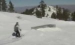 Funny Video : Extreme ski-rail-grinding