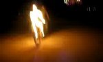 Funny Video : Burning cyclist