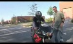 Movie : Erste Praxisstunde beim Motorrad fahren