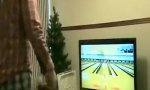 Lustiges Video : Wii Bowling - Volle Punktzahl