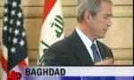 Lustiges Video : Bush in Bagdad verabschiedet