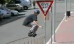Rollerblade-Trick: Give-Away-Grind
