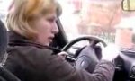 Frau am Steuer - Cockpitcam