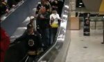 Wrong way on the escalator