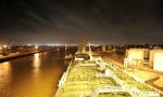 Tanker Hafenrundfahrt bei Nacht