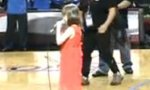 Funny Video : 7 Year Old Girl Performs US National Anthem