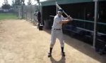 Funny Video : Baseball Bat Acrobat