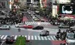 Traffic Junction In Japan