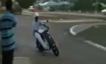 Movie : Fail: Moped Nutsplit