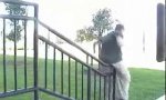 Funny Video : Rollerblade Trick No. 911: nutgrind