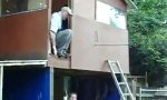 Movie : Hillbilly Drunk Ladder Fail