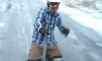 Movie : Street Ice Knee Sliding